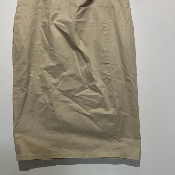 7th Avenue Suiting Collection Women's Beige Midi Pencil Skirt Size 12 NWT - Picture 2 of 8